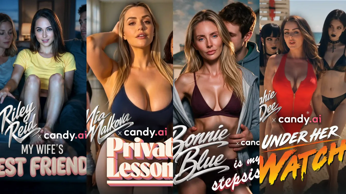 Real performers featured in Candy Creators on Candy.ai