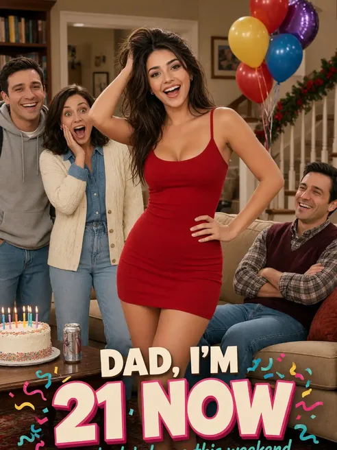 Dad, I'm 21 Now poster, Candy AI Shorts
