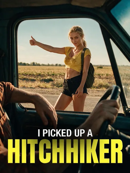 I Picked Up a Hitchhiker poster on Candy AI Shorts