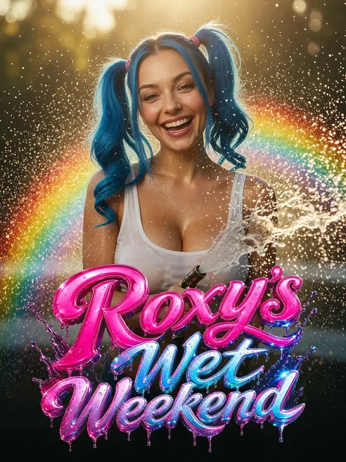 Promo poster of Roxy's Wet Weekend, Candy AI Shorts